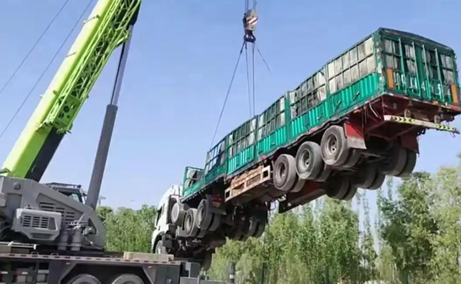 高青道路脱困救援案例